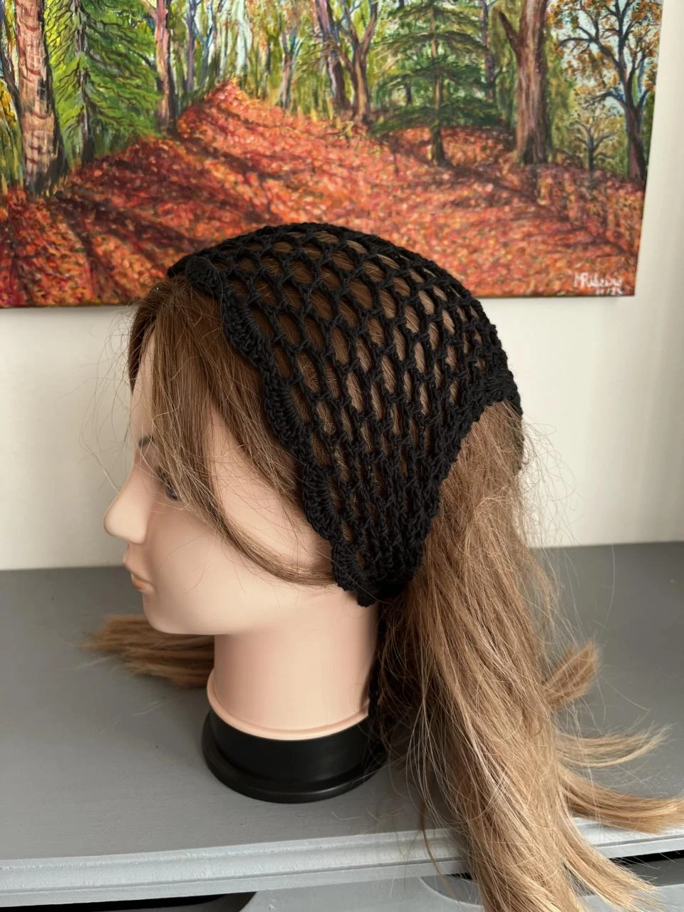 Bandana bandeau foulard headband pañuelo Noir Taille unique adulte et enfant  Fa